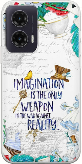 Imagination Motorola Moto G35 5g Гъвкав TPU Прозрачен Силикон