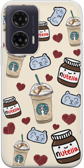 Coffee Praline Motorola Moto G35 5G Flexible TPU Transparent Silicone