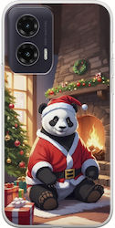 Xmas Animals Panda Motorola Moto G35 5G Flexible TPU Transparent Silicone Xmas Animals Panda Motorola Moto G35 5G Flexible TPU Transparent Silicone