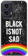Black Is Not Sad Motorola Moto G35 5G Flexible TPU Transparent Silicone