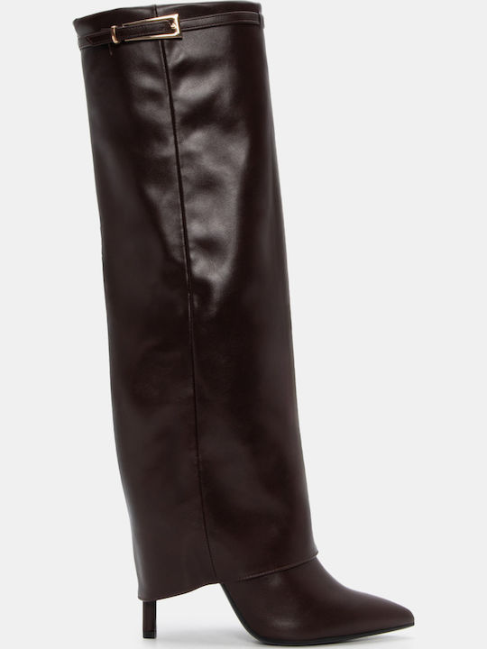 Luigi Damenstiefel Braun