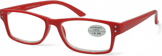 Optosquad Ochelari de citit +2.25 în culoarea Roșu 1012-4