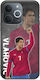 Euro 2024 Dusan Vlahovic Realme Note 70t Black TPU Black Silicone Mobile Phone Case