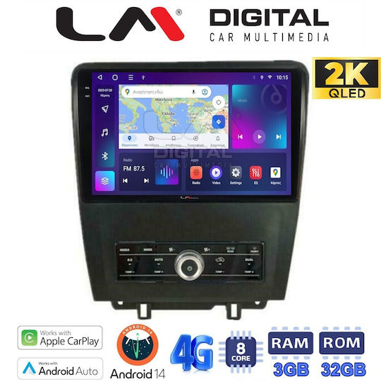 LM Digital Ηχοσύστημα Αυτοκινήτου για Ford Edge / Mustang 2015 (Bluetooth/USB/WiFi/GPS/Apple-Carplay/Android-Auto)