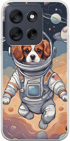 Lost In Space Dog Motorola Moto G56 5g Husa Flexibilă TPU Silicon Transparent