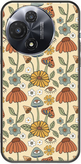 Hippie Mushrooms Tcl 60r 5g Black TPU Black Silicone
