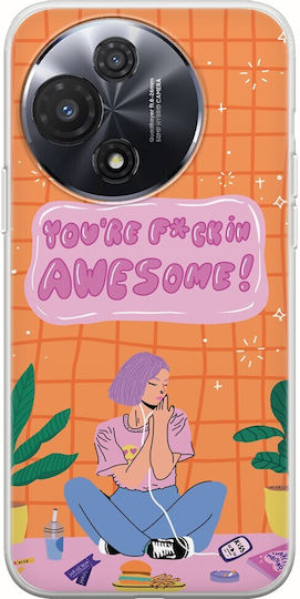 You Are Awesome Tcl 60r 5g Гъвкав TPU Прозрачен Силикон