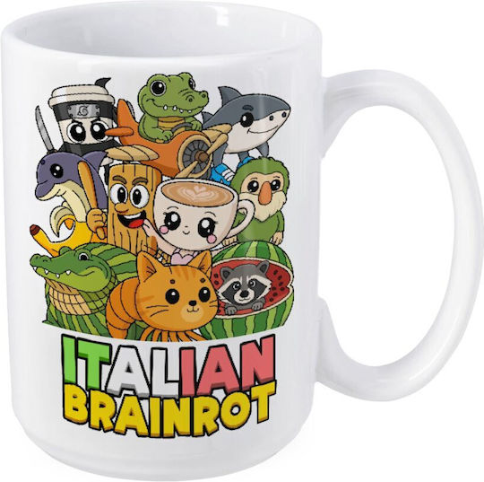 Koupakoupa Italian Brainrot Friends Κούπα Κεραμική 450ml