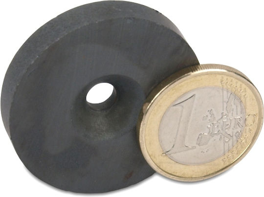 Magnet Washer Φ35.5x6.5x5.5mm Countersunk Hole Ferrite Traction Force 1.7kg
