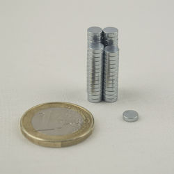Μαγνήτης Δίσκος Φ5x1.5mm Νεοδυμίου Δύναμη Έλξης 330gr Μαγνήτης Δίσκος Φ5x1.5mm Νεοδυμίου Δύναμη Έλξης 330gr