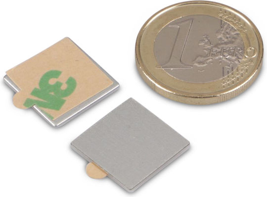 Метална Пластина 15x15x0.5mm Галванизирана Самозалепваща
