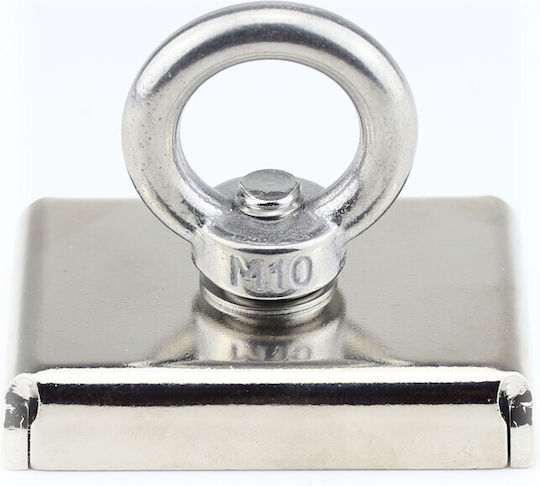 Magnet Pełma Geschlossener Haken 75x55x15mm X M10 Neodym Haftkraft 110kg