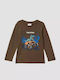 Kids' Shirt Long Sleeve Khaki