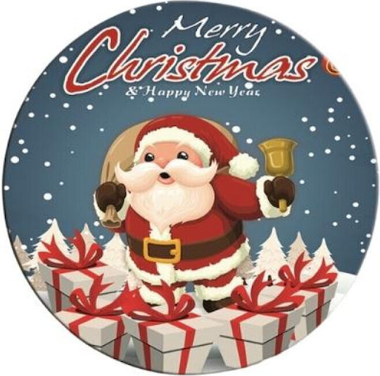 Trademarkt Christmas Platter Plastic Blue