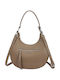 Damentasche Schultertasche Taupe