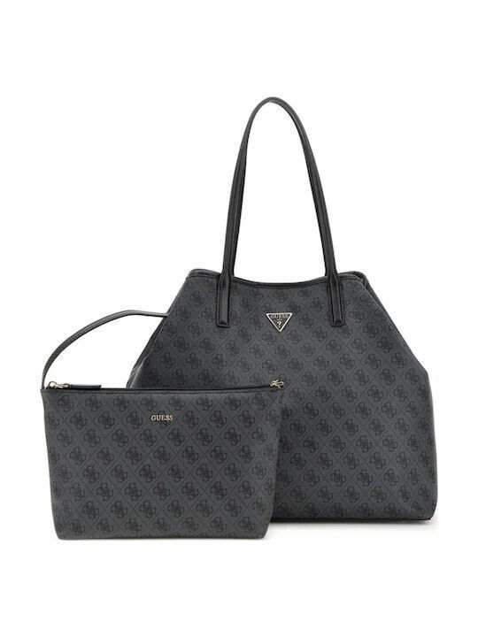 Guess Large Women's Bag Shopper Shoulder Gray