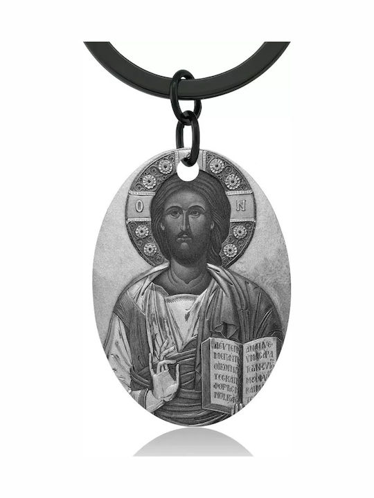 Ключодържател Фулачо Исус Христос Черна Стомана Christos Ii Bijou Box