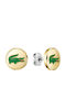 Lacoste Men's Earrings made of Steel Gold Plated