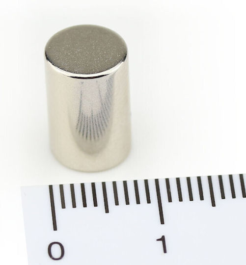 Магнит Цилиндър Ф8x12mm Неодим Магнитна Сила 3,2kg