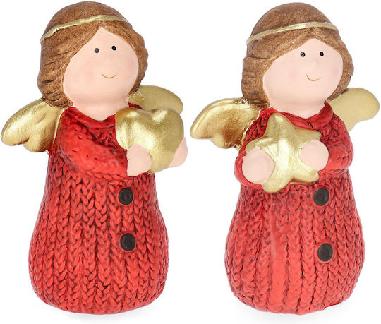 Bizzotto Dekoratives Cherub Polyresin Herz 11,5cm