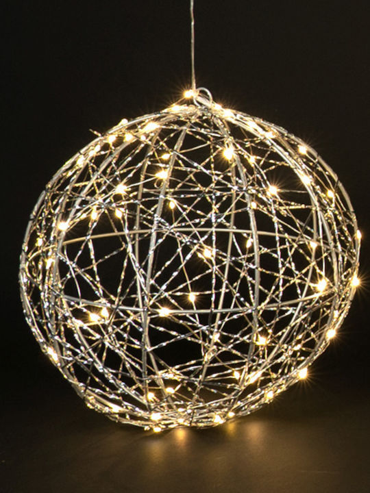 Evivak Glob Metalic Iluminat Led Φ30cm 80l Lumină Caldă Ip44 Evivak-