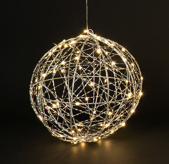 Evivak Metal Illuminated LED Ball Φ30cm 80l Warm Light Ip44 Evivak-