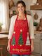 Кърпа за готвене Червен 76x58см GSPK5876XMAS-N3 1бр
