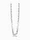 Silver Chain Neck Theta Thin Thickness 5.5mm and Length 60cm