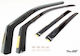 Set Deflectoare Vânt Auto Față și Spate Dark Fime Pentru Skoda Superb 2008-2015 4 Bucăți