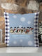 Διακοσμητικό Μαξιλάρι Mcdecor Snow Blue 045x045 Mcdecor Mcdecor