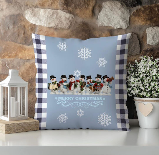 Διακοσμητικό Μαξιλάρι Mcdecor Snow Blue 045x045 Mcdecor Mcdecor