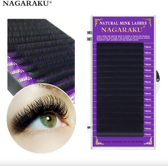 Black Lashes Nagaraku 0.05c 10mm 16 Lines
