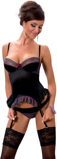 Corset Sp Rosette Corset Black