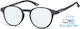 Montana Eyewear Lesebrille +2.00 in Schwarz Farbe
