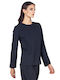 Women's Blouse Long Sleeve Black