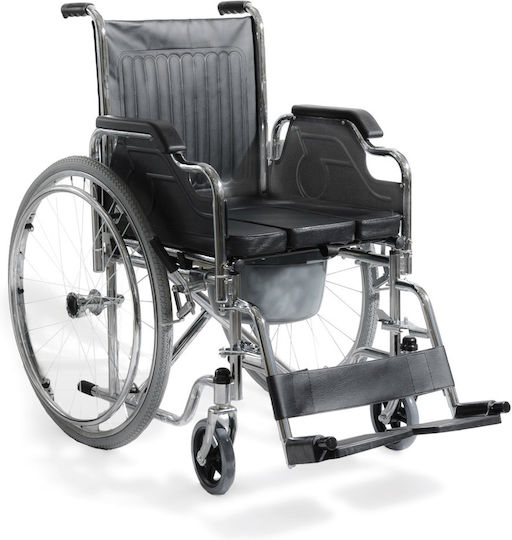 Alfa Care Ac–43 Wheelchair Bathroom Folding 44cm 13-504-010 Silver