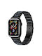 Metallisches Resin Tragbare Bänder Für Apple Watch 38 40 41 S10 42mm Schwarzes Blau