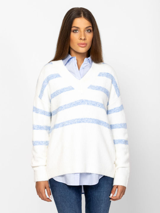 Heavy Tools Damen Pullover Ecru