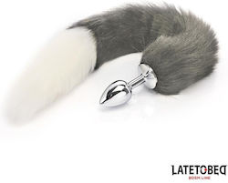 LateToBed Πρωκτική Σφήνα Γκρι 7cm