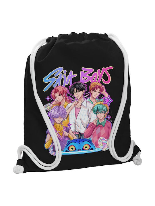 Koupakoupa Huntrix Saja Boys Kids Bag Backpack Black 48cmx40cmcm
