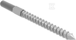 Двойни Винтове M10x120 10 Бройки Двойни Винтове M10x120 10 Бройки