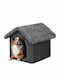 Doggy Dolly Hundebett Häuser Schwarz