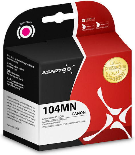 Asarto Ink Cartridge Canon 104mn 3631b001 130 Ml Magenta