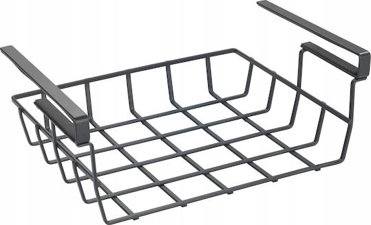 Wenko Висящо Рафт Klea 34x13x25см Черен