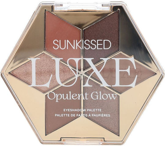 Sunkissed Eyeshadow Παλέτα με Σκιές Ματιών Matte σε Σκόνη 9gr