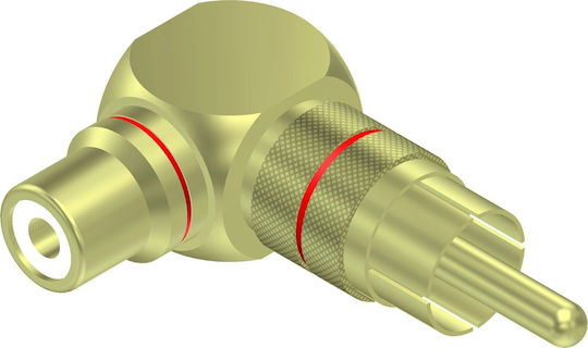 Procab Μετατροπέας RCA male σε RCA male 1τμχ VC215