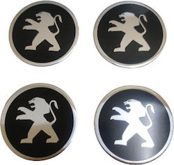 Autocolante Capacele Roți 68mm Peugeot Autocolante Capacele Roți 68mm Peugeot