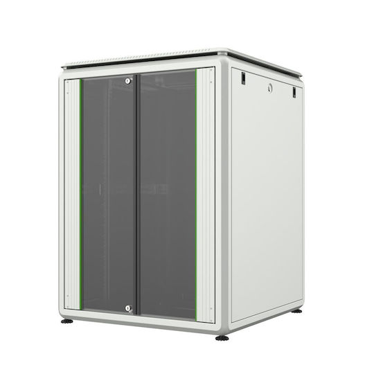 Lanview 19'' 20u Rack Cabinet 800 X 800 X 1075mm Data Line White