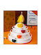 Multi-Cat Toy Tower Multicolour Balls 30cm X 24.5cm X 24.5cm Pink