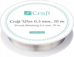 Dp Craft Dpcraft Μεταλλικό Σύρμα 0,3mm 20m Ασημί 13999180 5907589986464